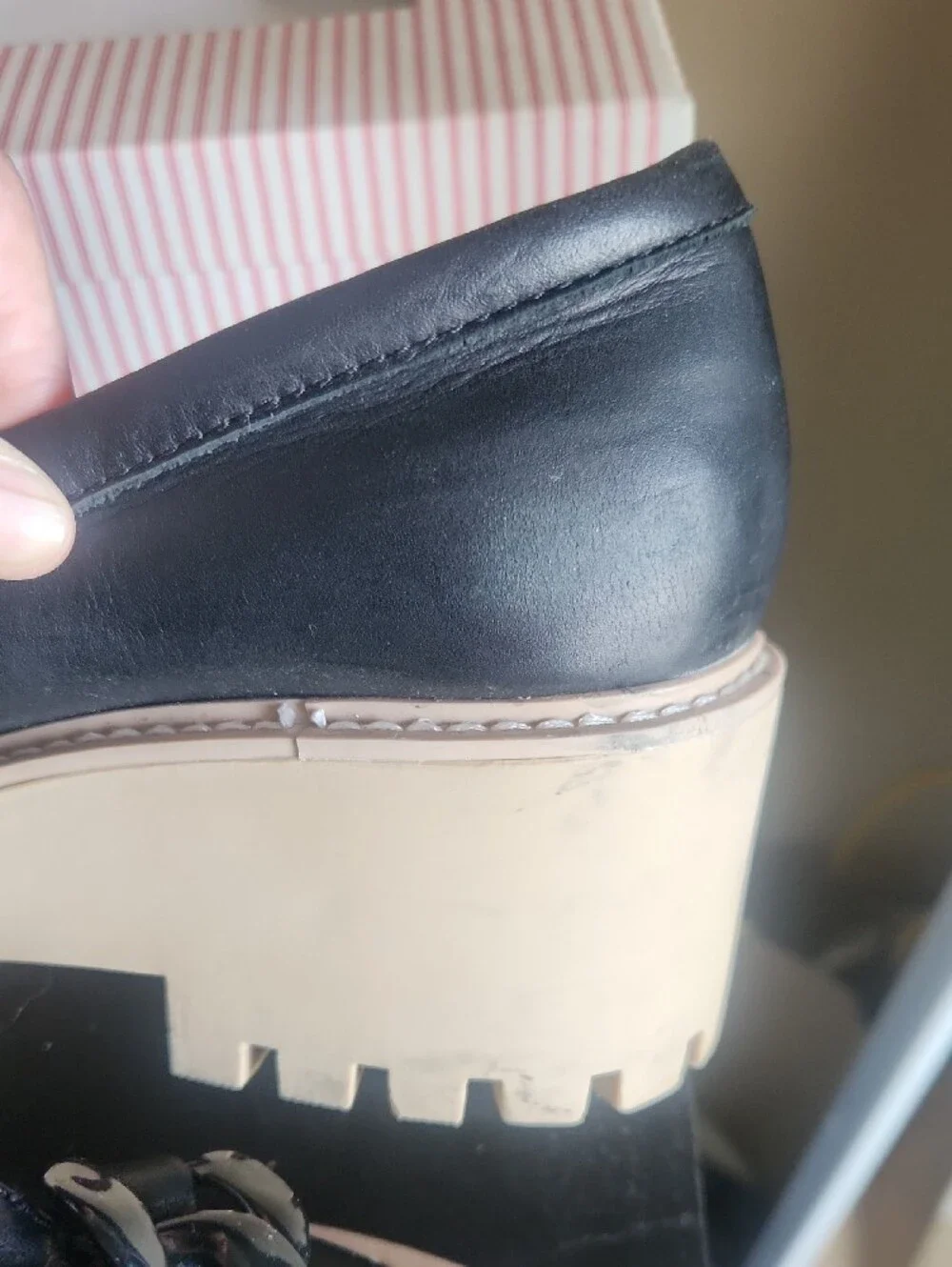 Dolce Vita Black Chain-Trim Slip-On Loafers
